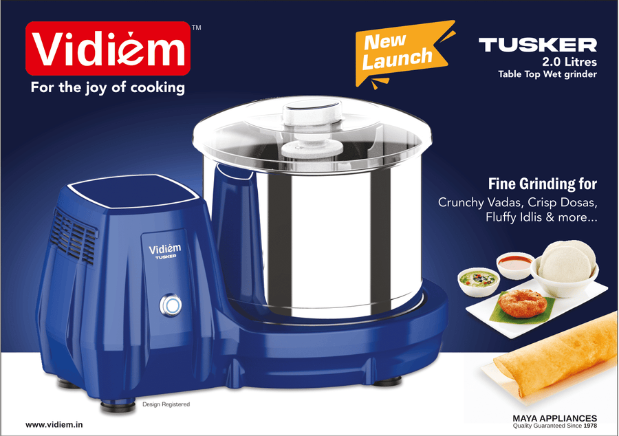 VIDIEM WET GRINDER TUSKER TTG VIDIEM WET GRINDER TUSKER TTG